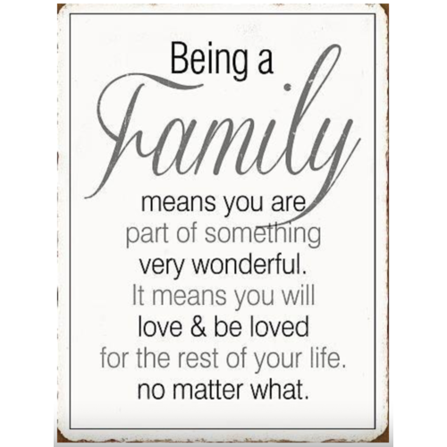 BEING A FAMILY 