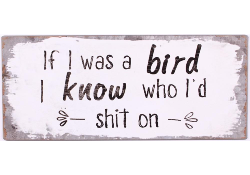 IF I WAS A BIRD