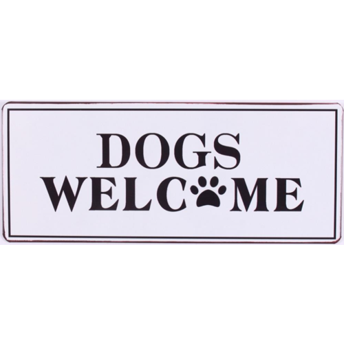 DOGS WELCOME 