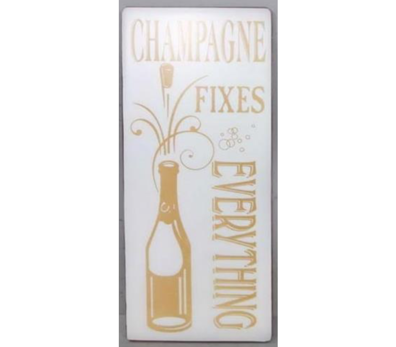 Champagne fixes everything!