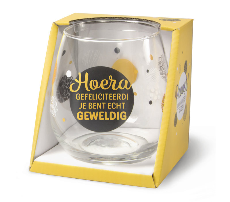 GLAS GEFELICITEERD