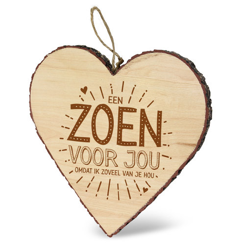 HOUTEN HARTJE - EEN ZOEN VOOR JOU 