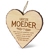 HOUTEN HARTJE - LIEFSTE MOEDER