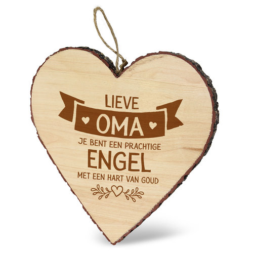 HOUTEN HARTJE - LIEVE OMA 