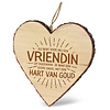 HOUTEN HARTJE - VRIENDIN