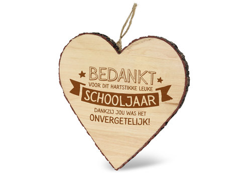 HOUTEN HARTJE - SCHOOLJAAR