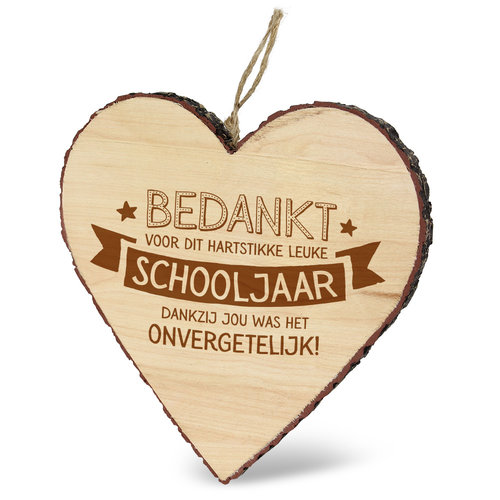 HOUTEN HARTJE - SCHOOLJAAR 