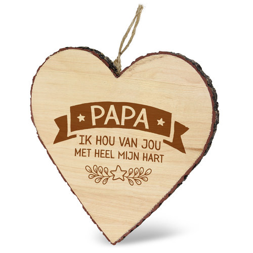 HOUTEN HARTJE - PAPA 