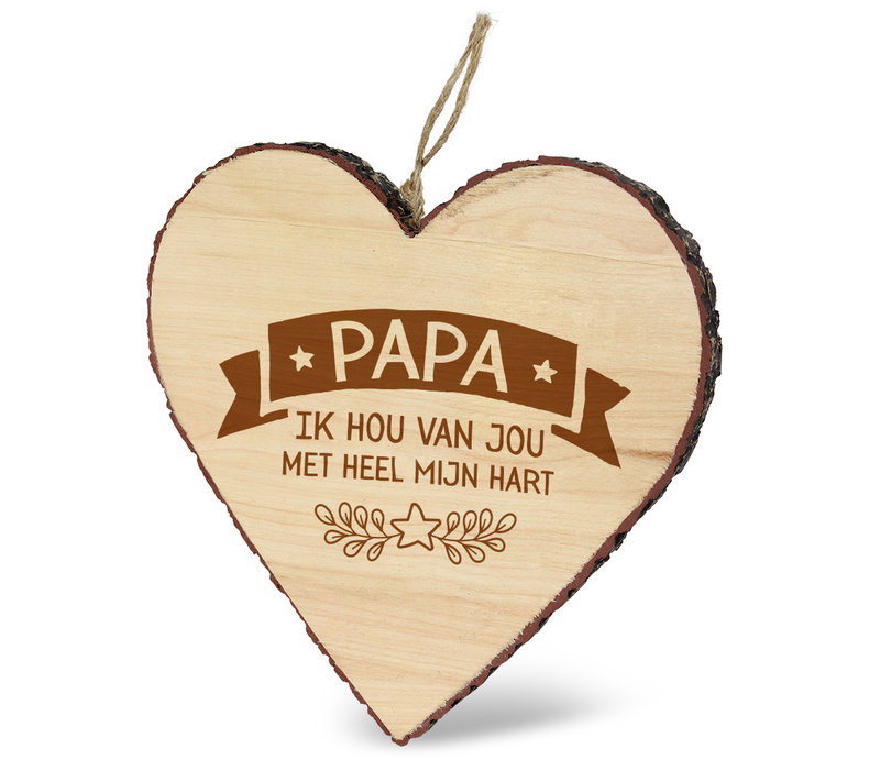 HOUTEN HARTJE - PAPA