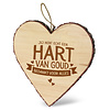 HOUTEN HARTJE - HART VAN GOUD