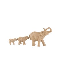 OLIFANT 3 OP RIJ BEIGE