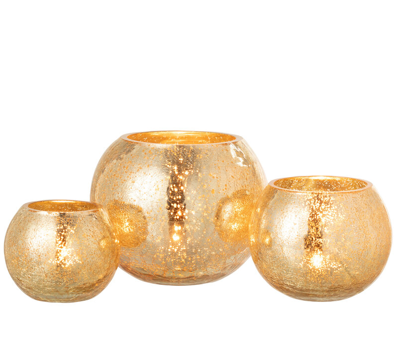 WINDLICHT BOL CRAQ CHAMPAGNE *SMALL*