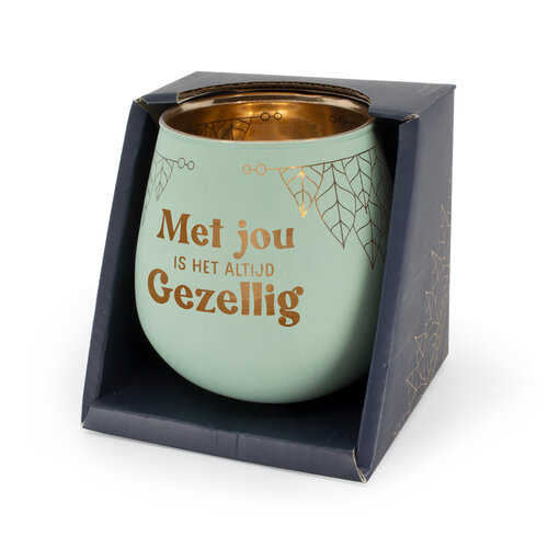 SFEERLICHTHOUDER - GEZELLIG 