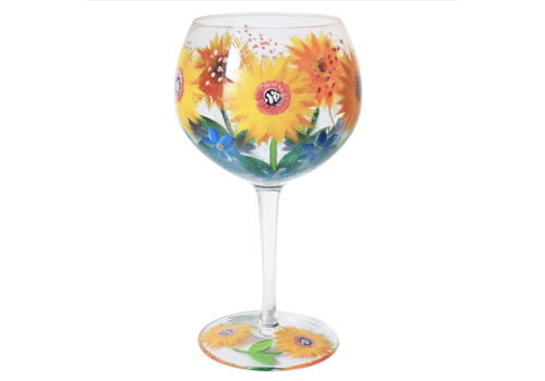 GIN GLAS ZONNEBLOEMEN