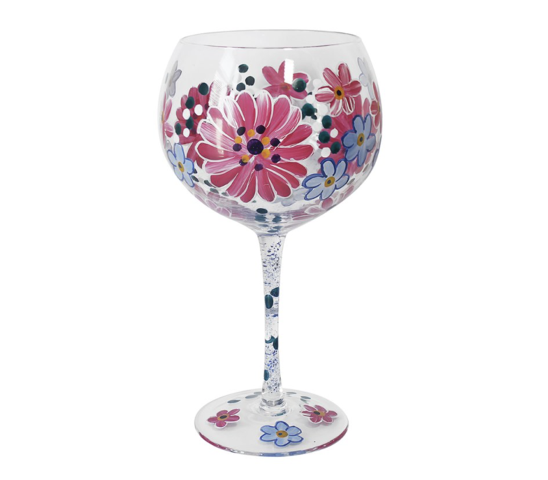 GIN GLAS PINK GERBERA