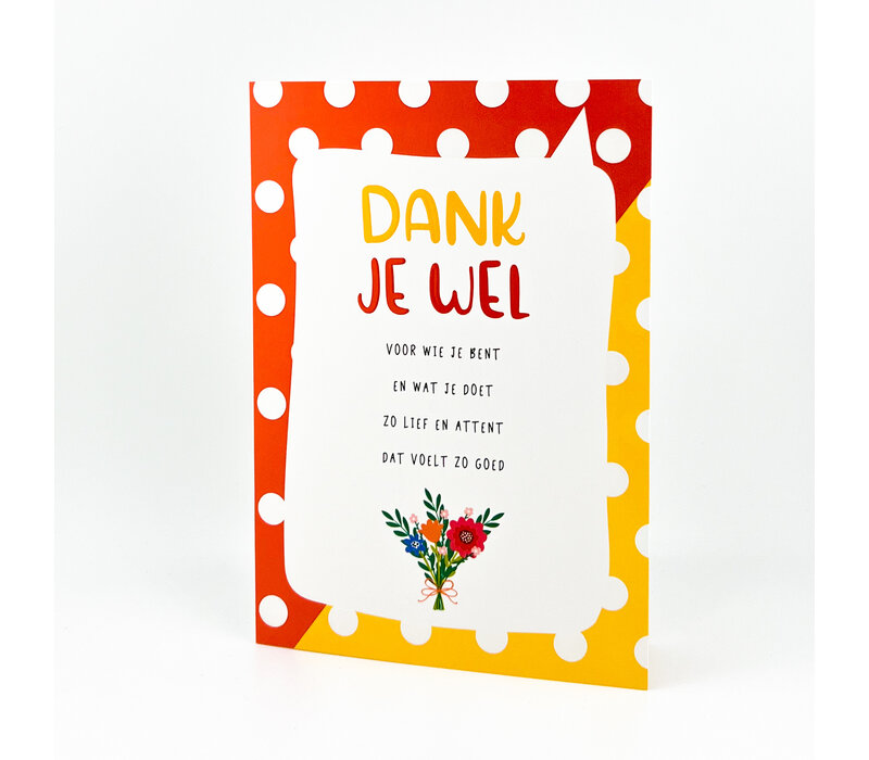 WENSKAART - DANK U WEL