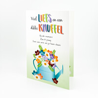 WENSKAART- VEEL LIEFS EN EEN DIKKE KNUFFEL