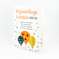 WENSKAART-  VERJAARDAGSWENSEN VOOR JOU