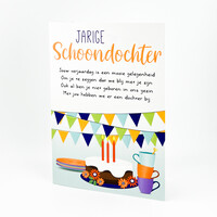 WENSKAART -JARIGE SCHOONDOCHTER