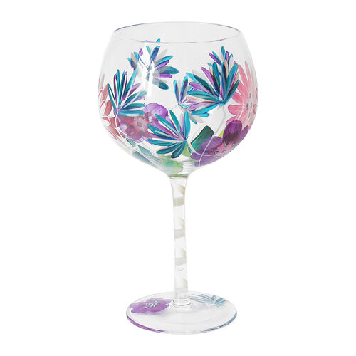 GIN GLAS ROZE GERBERA 