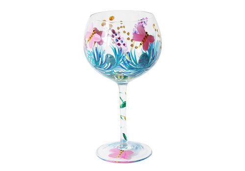 GIN GLAS DISTEL & VLINDERS