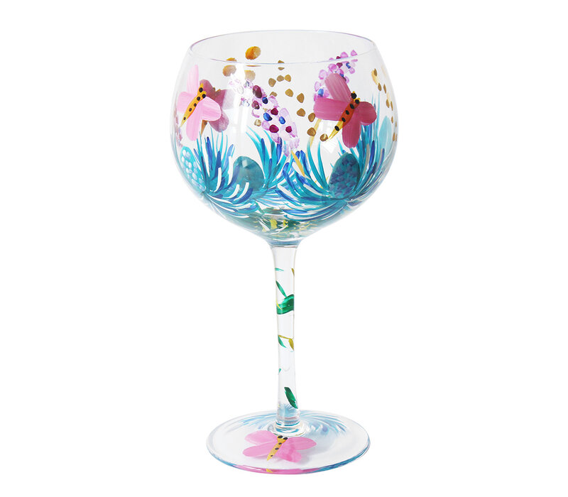 GIN GLAS DISTEL & VLINDERS