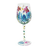 WIJNGLAS DISTEL & VLINDERS