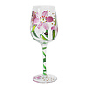 WIJNGLAS ROZE KLAPROOS & LIEVEHEERSBEESTJES