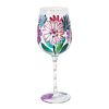 WIJNGLAS ROZE GERBERA
