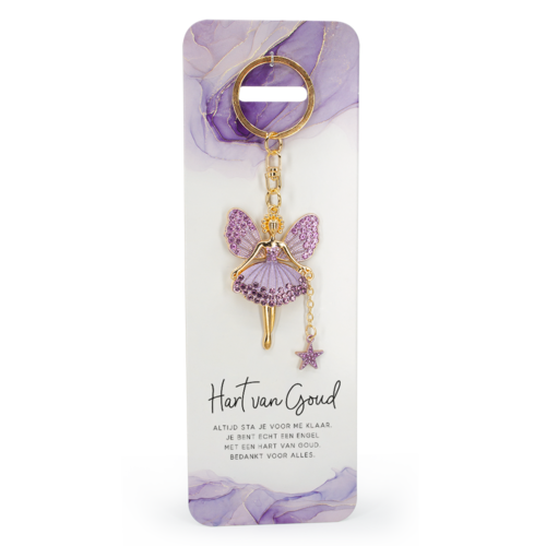 ENGEL SLEUTELHANGER -   HART VAN GOUD 