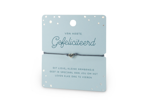 ARMBAND  - VAN HARTE GEFELICITEERD