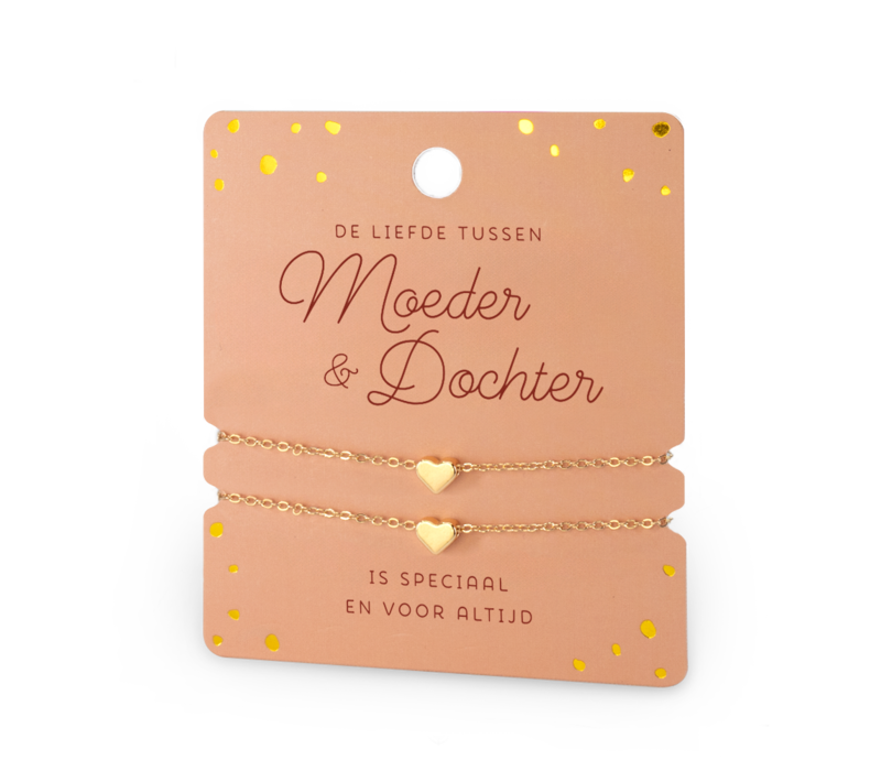 ARMBAND DUBBEL-  MOEDER EN DOCHTER