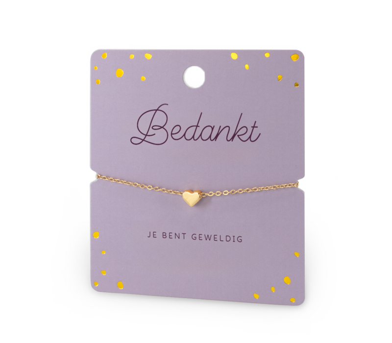 ARMBAND - BEDANKT