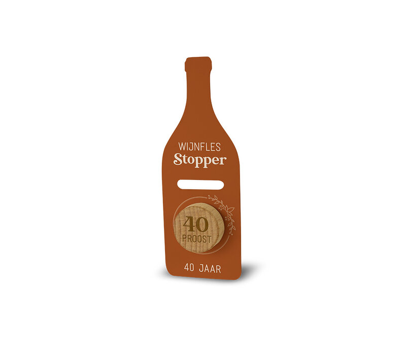WIJNSTOP- 40 JAAR