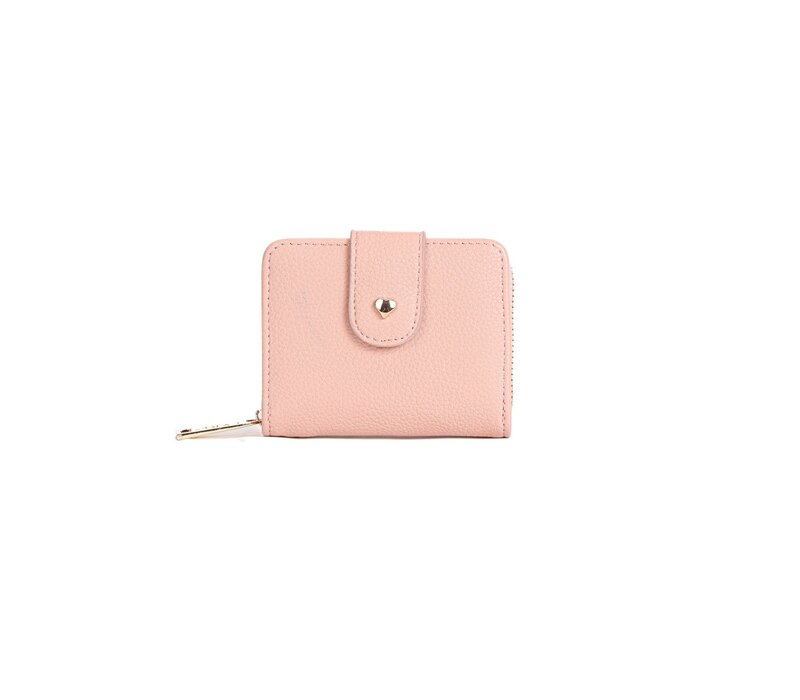 PORTEFEUILLE - GESSY SMALL NUDE ROZE