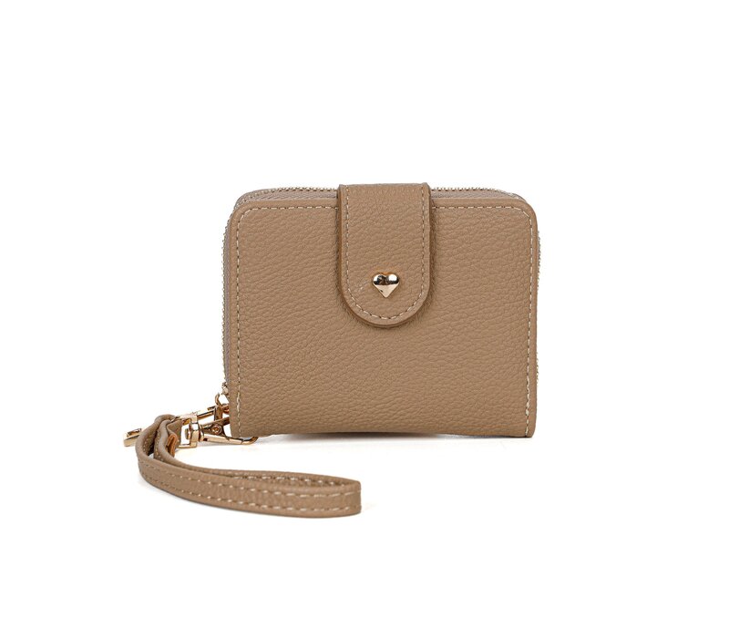 PORTEFEUILLE - GESSY SMALL TAUPE