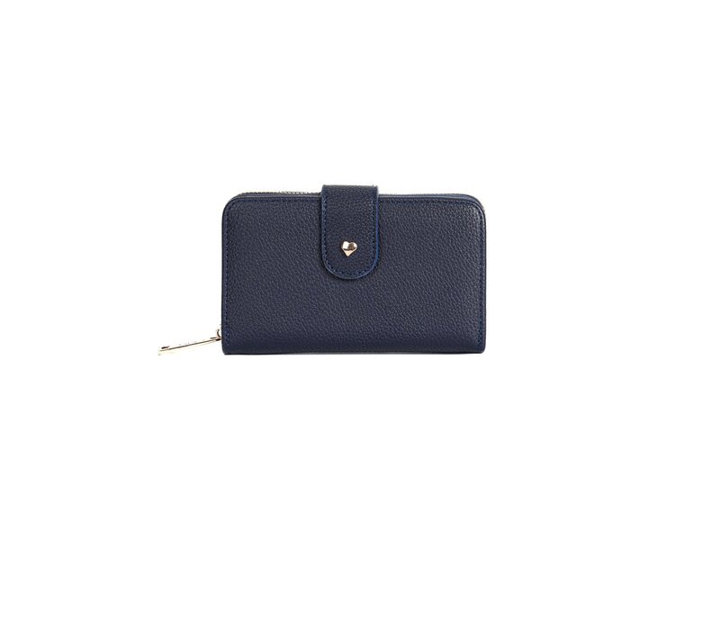 PORTEFEUILLE - GESSY LARGE MARINEBLAUW