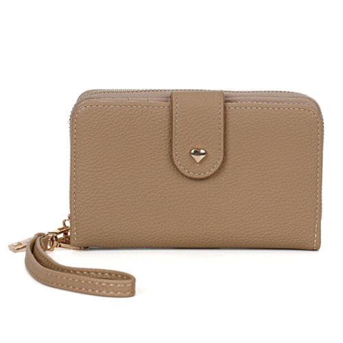 PORTEFEUILLE - GESSY LARGE TAUPE 