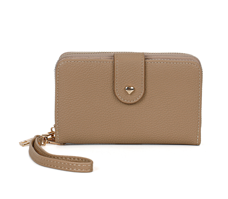 PORTEFEUILLE - GESSY LARGE TAUPE