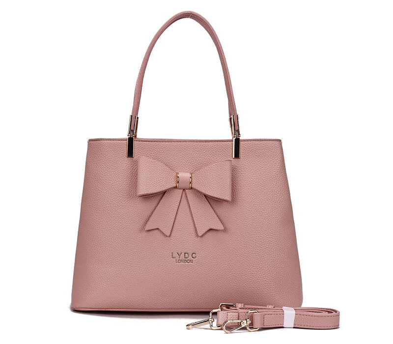 HANDTAS - BOWTIE DARK PINK