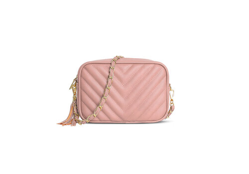 SCHOUDERTAS - RIBBED ROZE