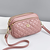 SCHOUDERTAS -  DOUBLE SQUARE ROZE