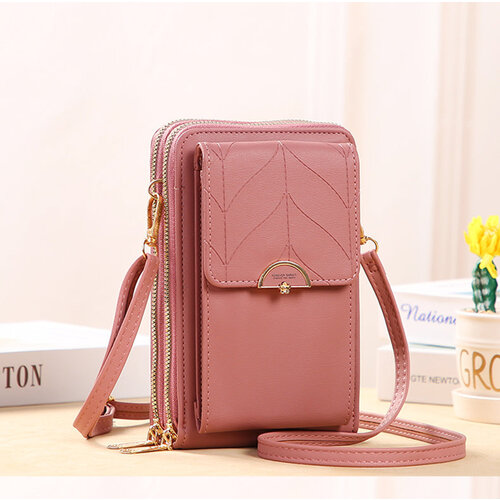 SCHOUDERTAS - URBAN BAG DONKERROZE 