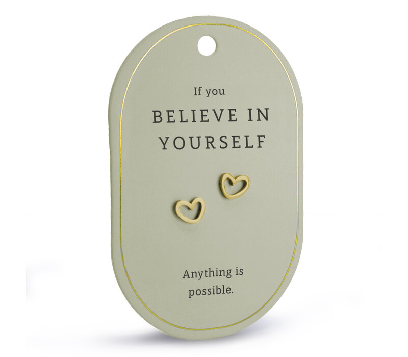 OORBELLEN - BELIEVE IN YOURSELF