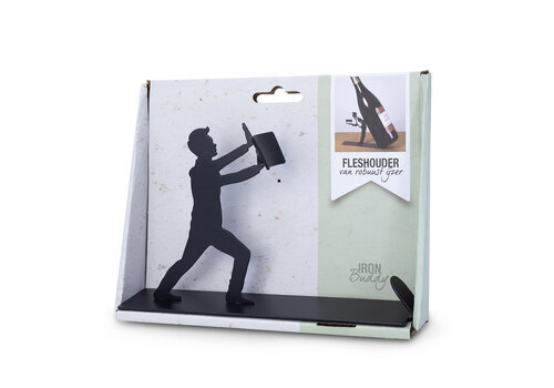 WIJNHOUDER - MAN DUWT TEGEN FLES