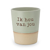 SPECIAL CERAMICS BEKER IK HOU VAN JOU
