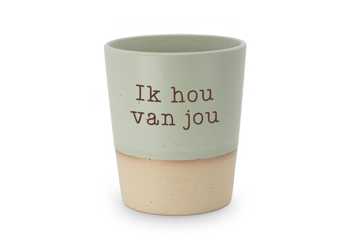 SPECIAL CERAMICS BEKER IK HOU VAN JOU
