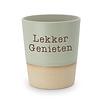 SPECIAL CERAMICS BEKER  LEKKER GENIETEN