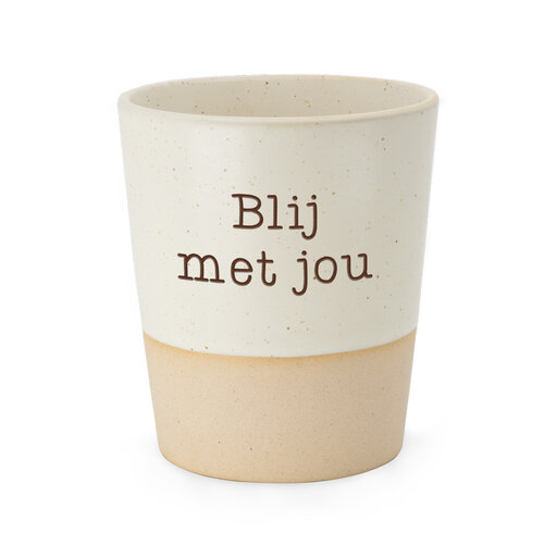 SPECIAL CERAMICS BEKER  BLIJ MET JOU 