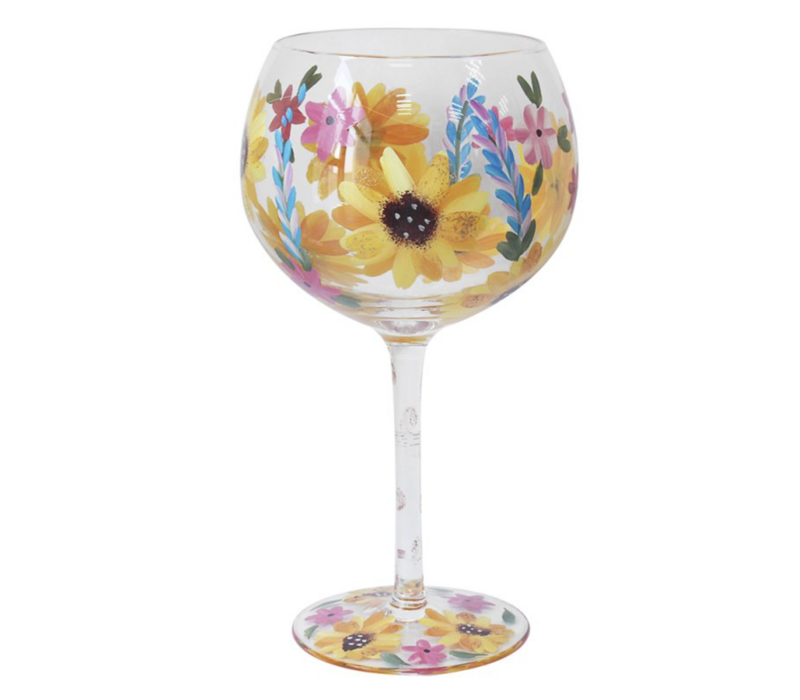 GIN GLAS ZONNEBLOEM